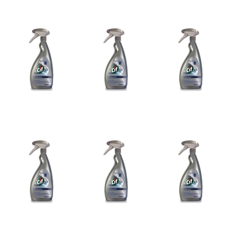 Cif Stainless Steel 750 ml X6